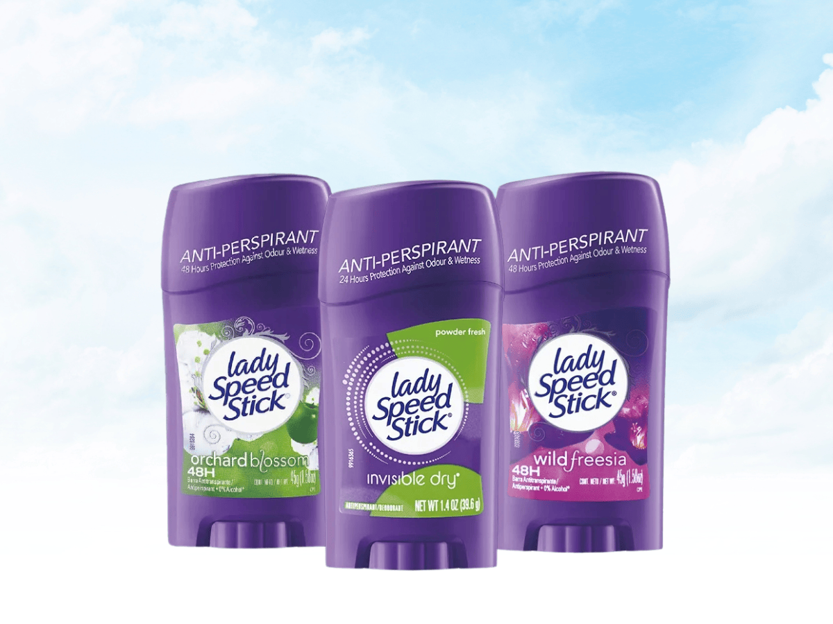 4. Lady Speed Stick Fresh Fusion Anti-Perspirant Deodorant