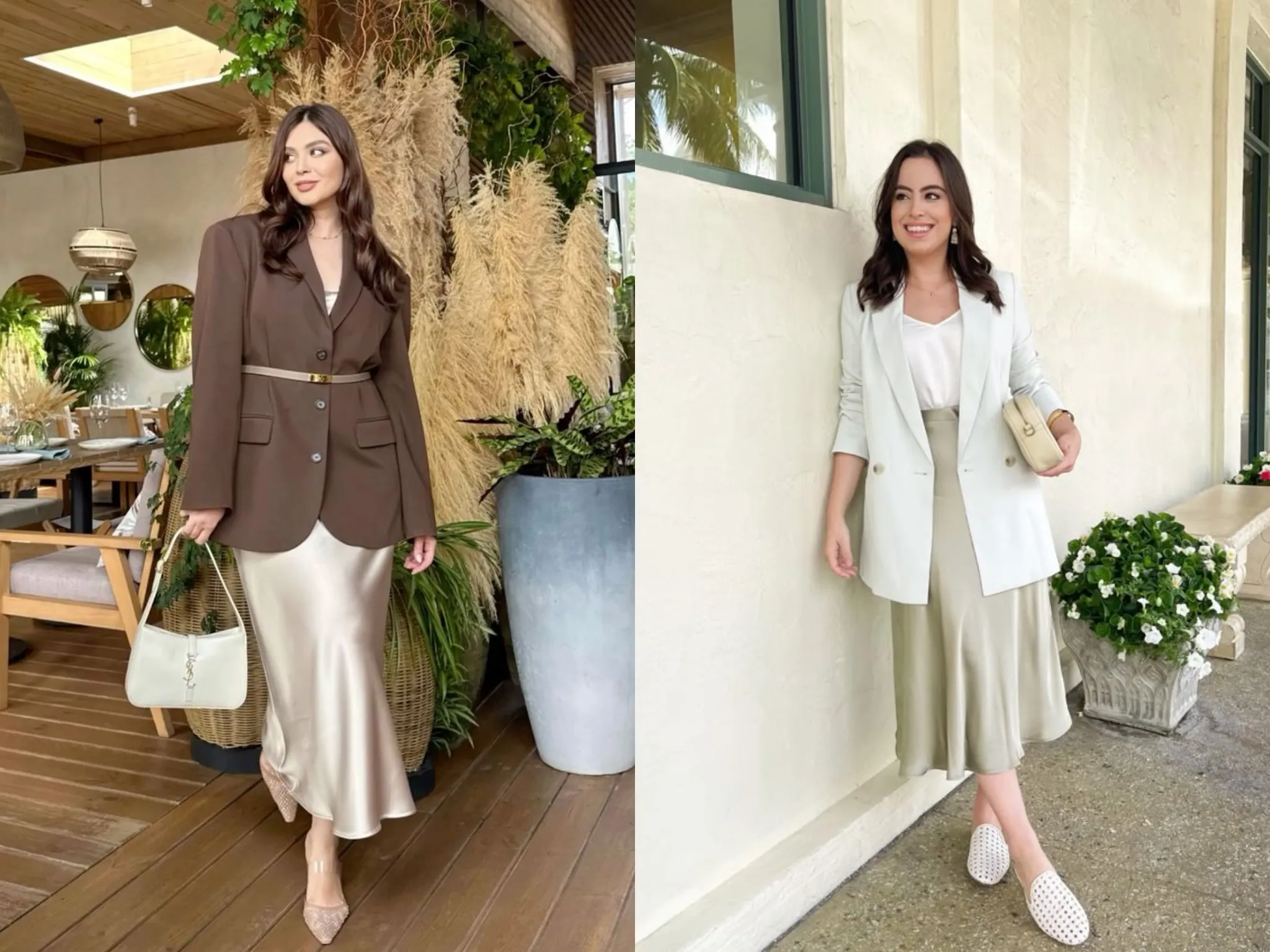 2. Blazer Oversized dan Midi Skirt_