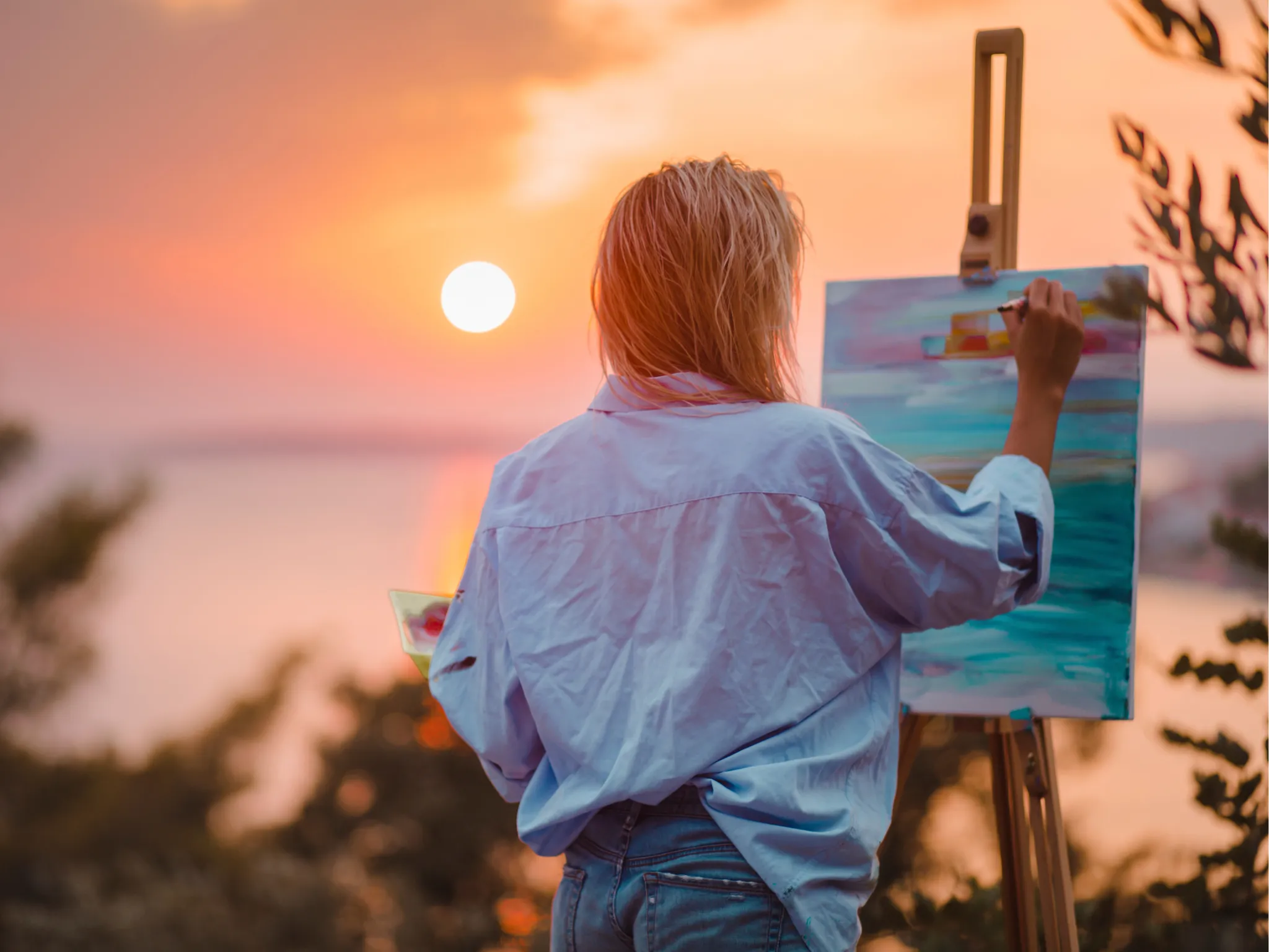 8. Melukis atau Kaligrafi_