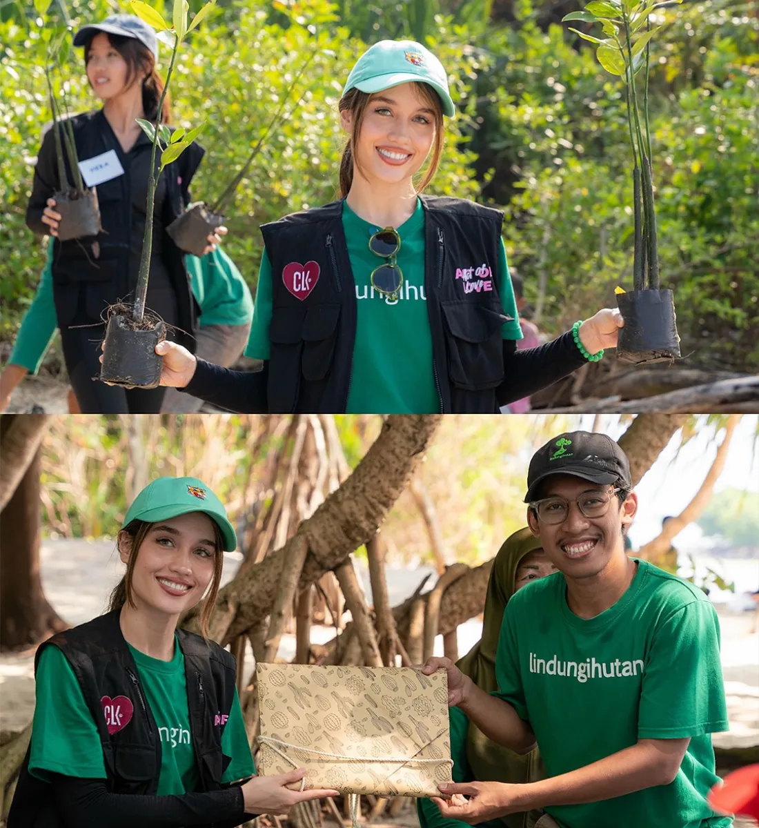 Bersama LindungiHutan, Cinta Laura tunjukkan dukungan nyata untuk bumi._