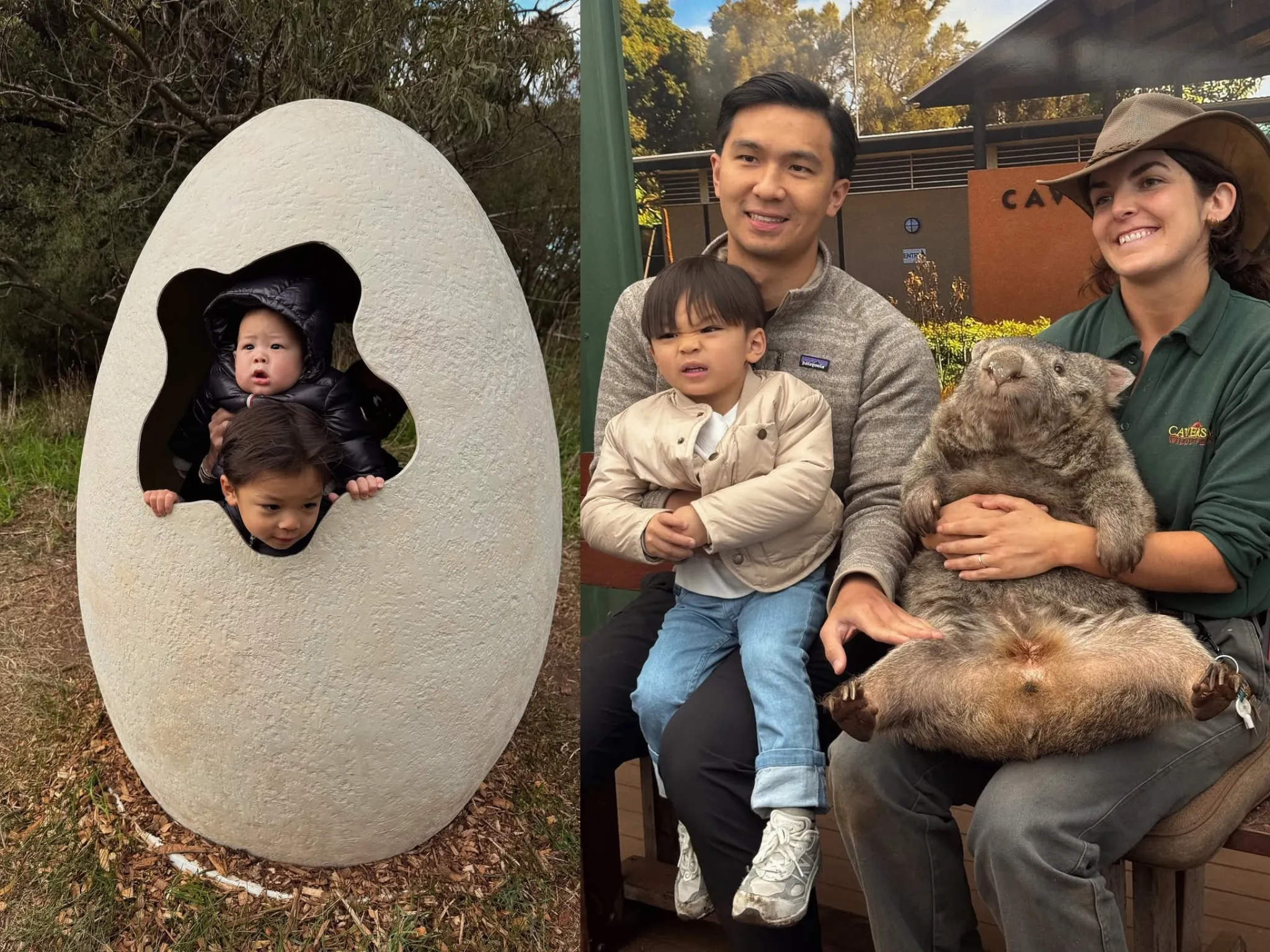 Lihat Wombat & Kanguru Langsung, Issa Super Happy!_