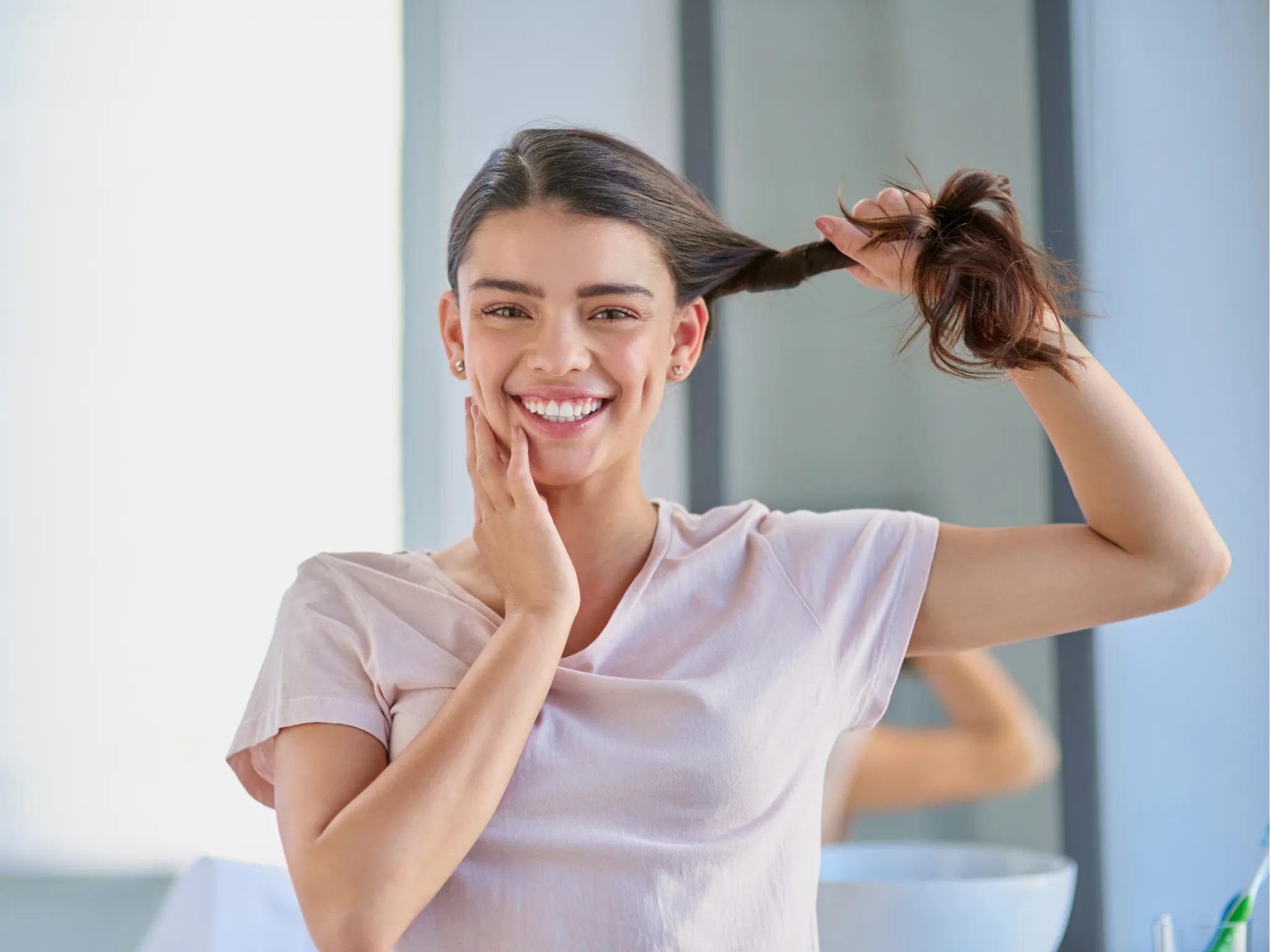 5. Membantu Rambut Lebih Kuat_