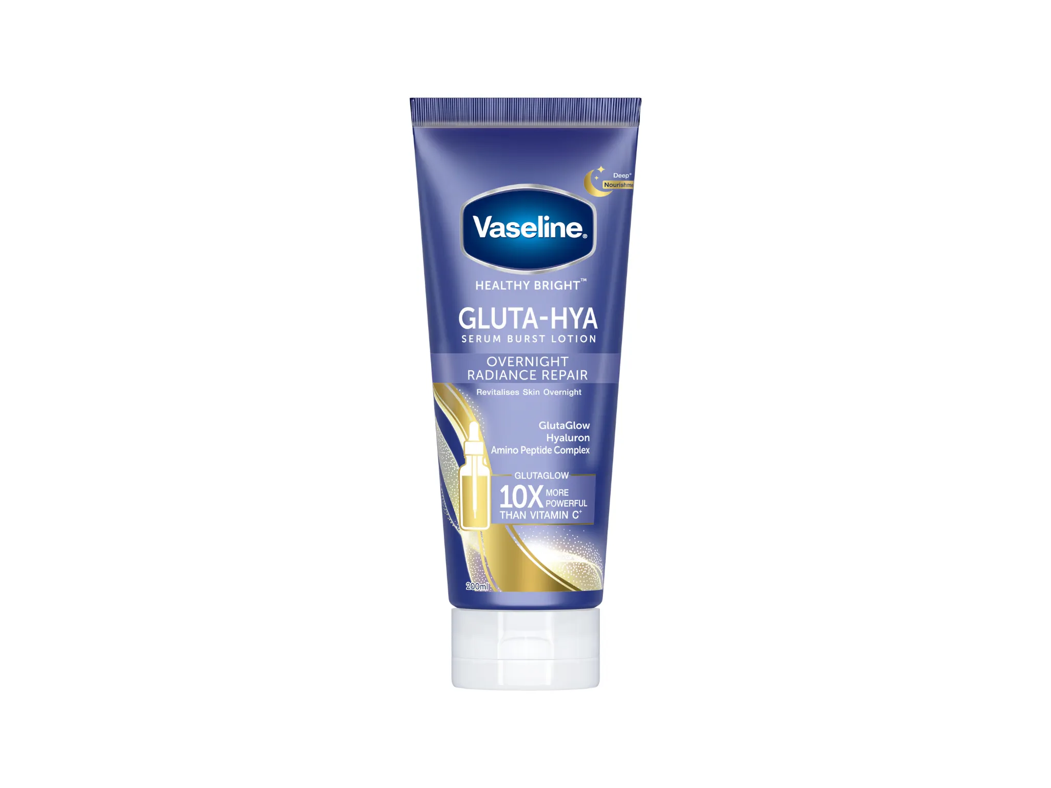 5. Vaseline Healthy Bright Gluta-Hya Serum Burst Lotion Overnight Radiance_