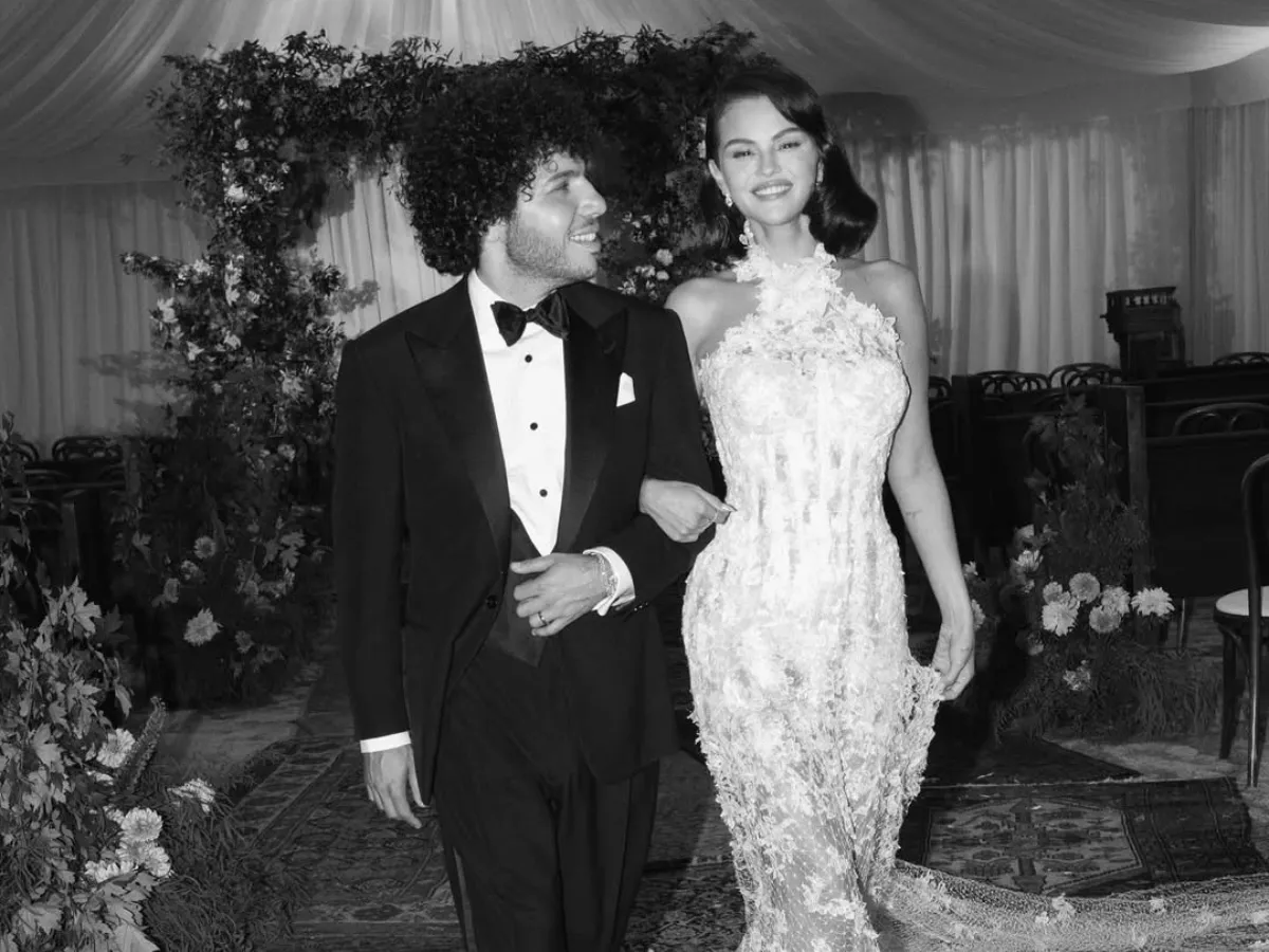 Kisah Mengharukan di Pernikahan Selena Gomez Bukan Ibunya, tapi Kakek yang Antar ke Altar_