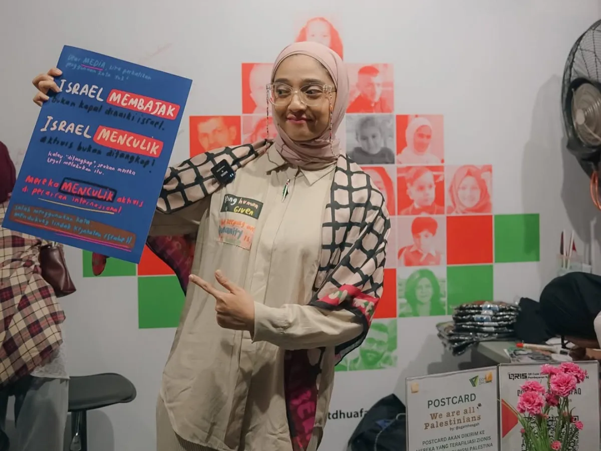 Suara Kemanusiaan Chiki Fawzi Tak Gentar Bela Palestina Meski Dihalangi_