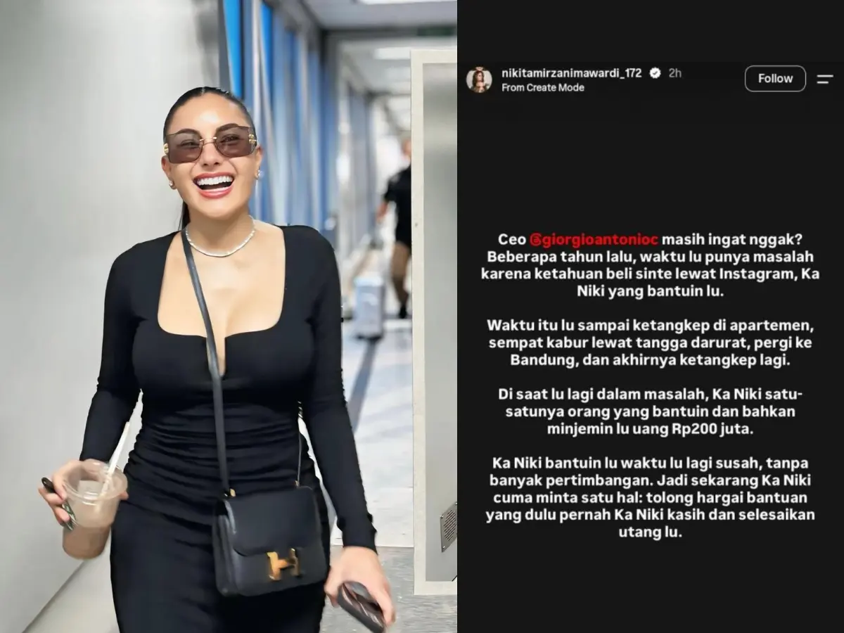 Giorgio Antonio Bantah Punya Utang Rp200 Juta ke Nikita Mirzani dan Pilih Maafkan_2